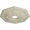 Ekena Millwork Nottingham Ceiling Medallion (Fits Canopies up to 4 5/8"), 18"OD x 3 1/2"ID x 1 1/2"P, Clear Yellow CM18NTCYF - alternate 3